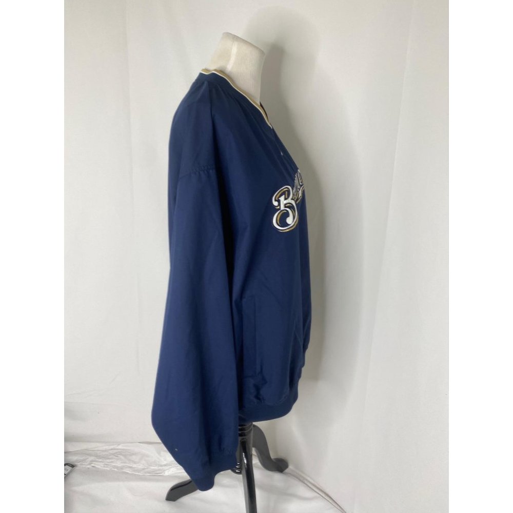 Men’s large Nike/mlb Milwaukee Brewers windbraker - Picture 4 of 6